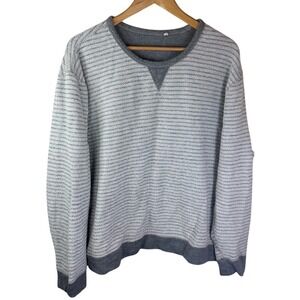 Rails Heston Sweater Mens Reversible XXL Gray Melange‎ Pullover Outdoor 2 in 1